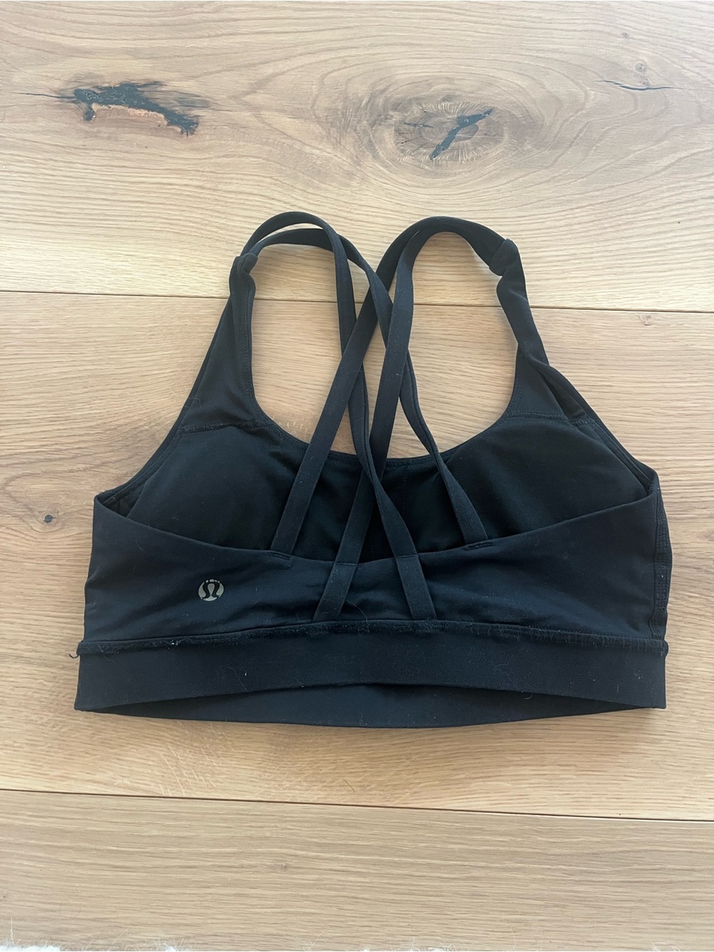 lululemon athletica Black Medium-Support Crisscross Sports Bra